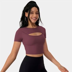 Cropped Work Out Top